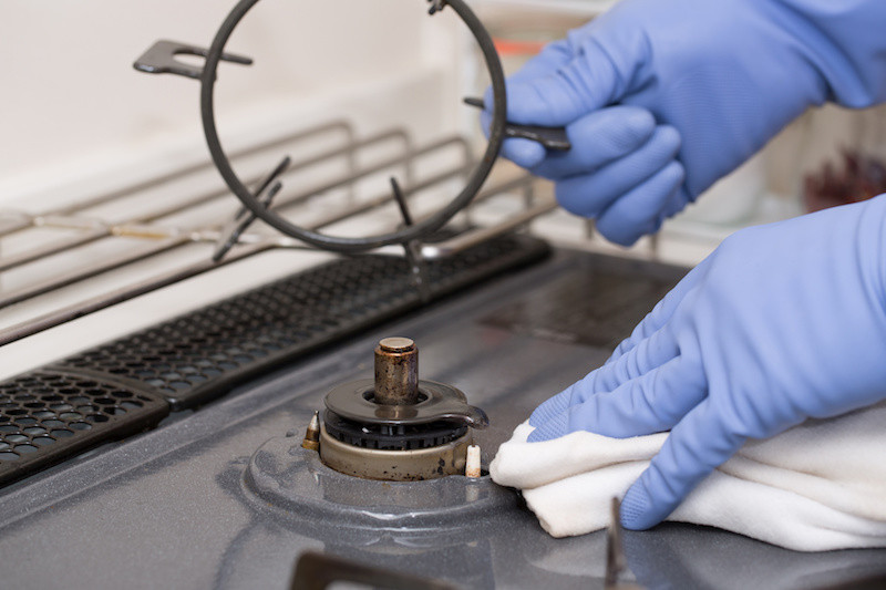 ガスコンロ清掃