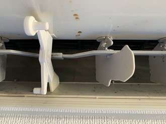 エアコン熱交換器クリーニング前